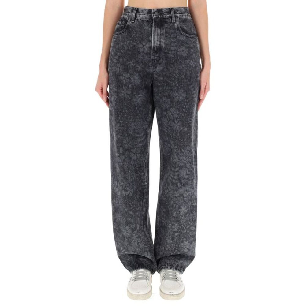 Golden Goose Women Jeans With Floral Pattern